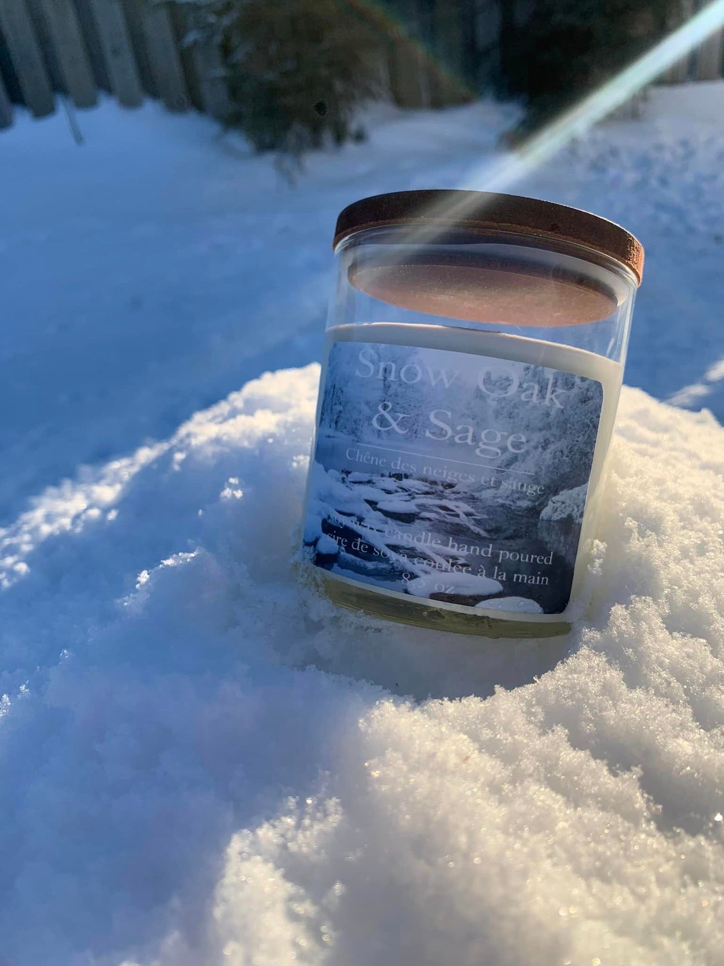 Chêne des neiges et sauge